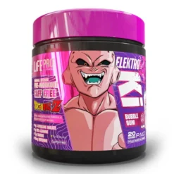 Elektro Ki Sin Cafeína Dragon Ball Z Edición Limitada - 400g - Bubble Gum ( Chicle) - Pre Entreno Sin Estimula - Lifepro
