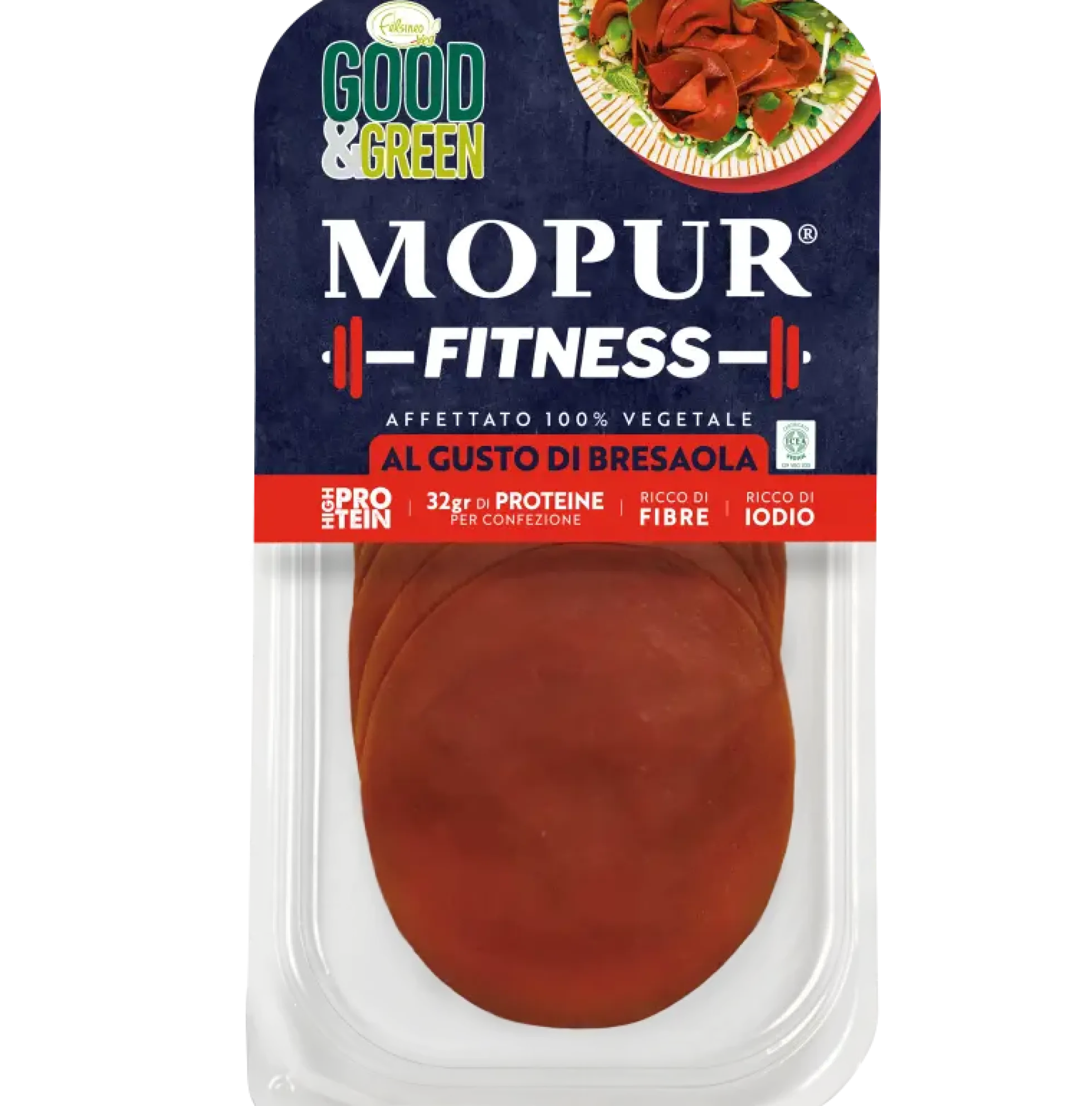 Embutido Vegetal En Lonchas Sabor Carpaccio Fitness Good & Green 90g