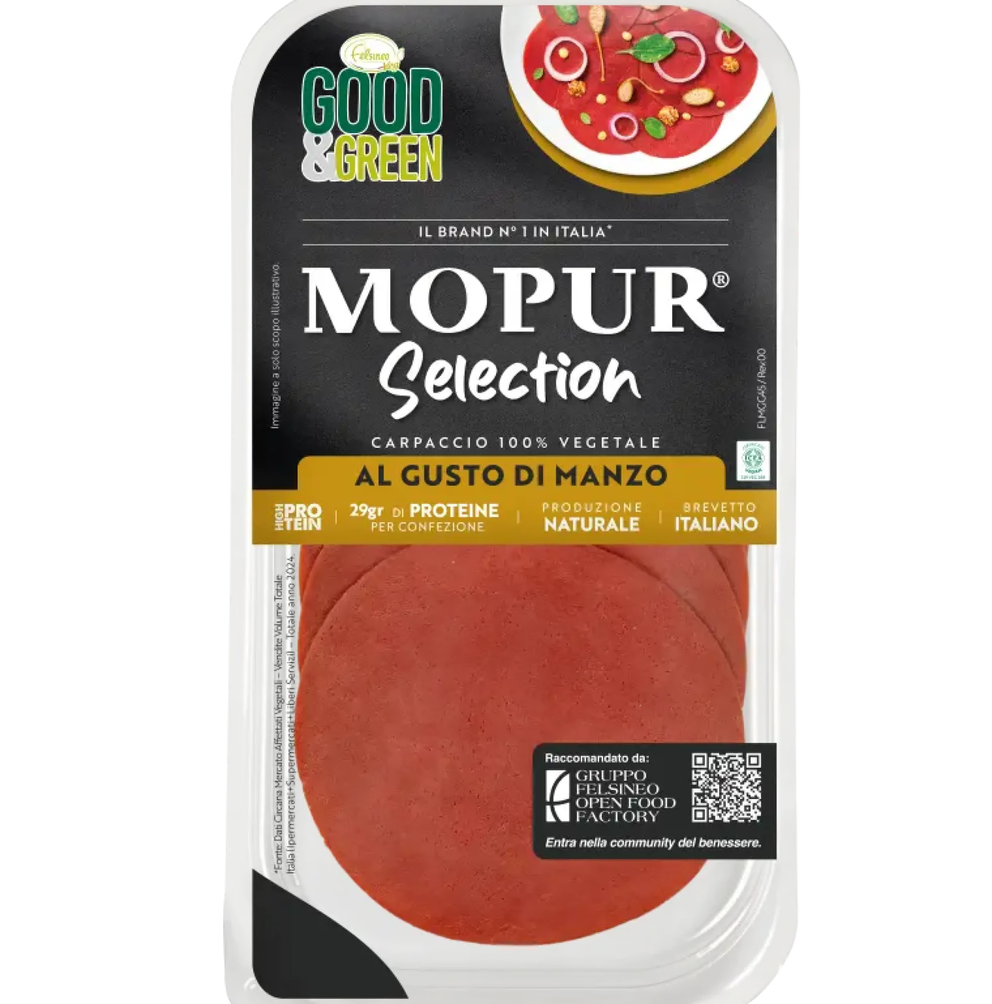 Embutido Vegetal En Lonchas Sabor Ternera Good & Green 90g