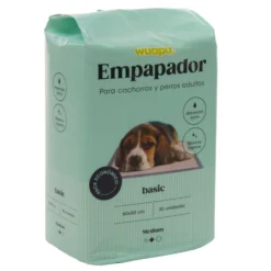 30 Empapadores Higiénicos Para Perro Wuapu, Gran Poder De Absorción. Talla M 60x60 Cm