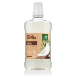 Enjuague bucal Aliento Fresco sabor Aloe Vera, Menta y Coco Bio EcoDenta 500 ml