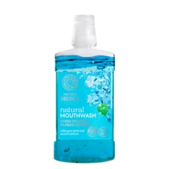 Enjuague bucal con menta y calcio, Natura Siberica, 520 ml