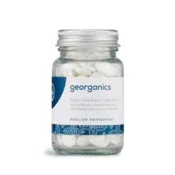 Enjuague Bucal sabor Menta 180 tabletas Georganics