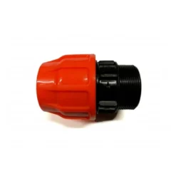 Enlace Rosca Macho Para Manguera Plana Layflat - 3" - Layflat 77mm