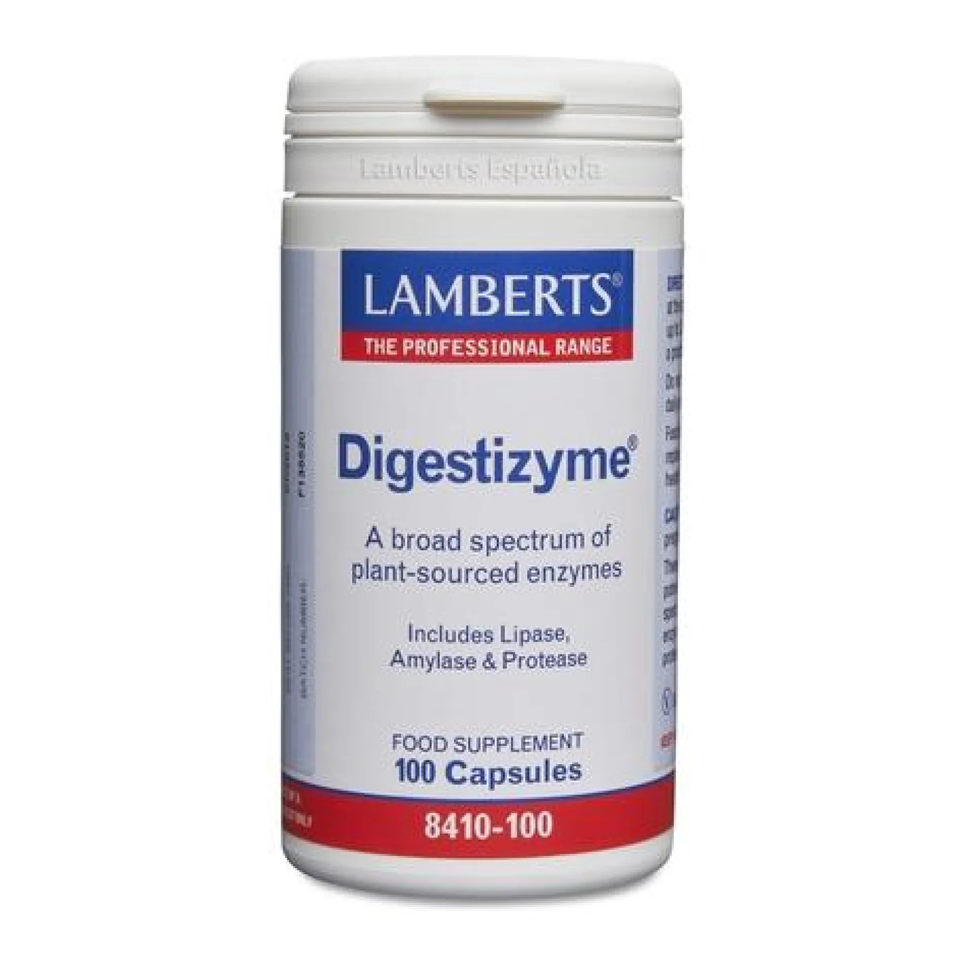 Enzimas Digestivas Lamberts 100 cápsulas