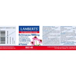 Equinácea Lamberts, 60 tabletas 1000mg