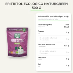 Eritritol Ecológico Naturgreen 500 g