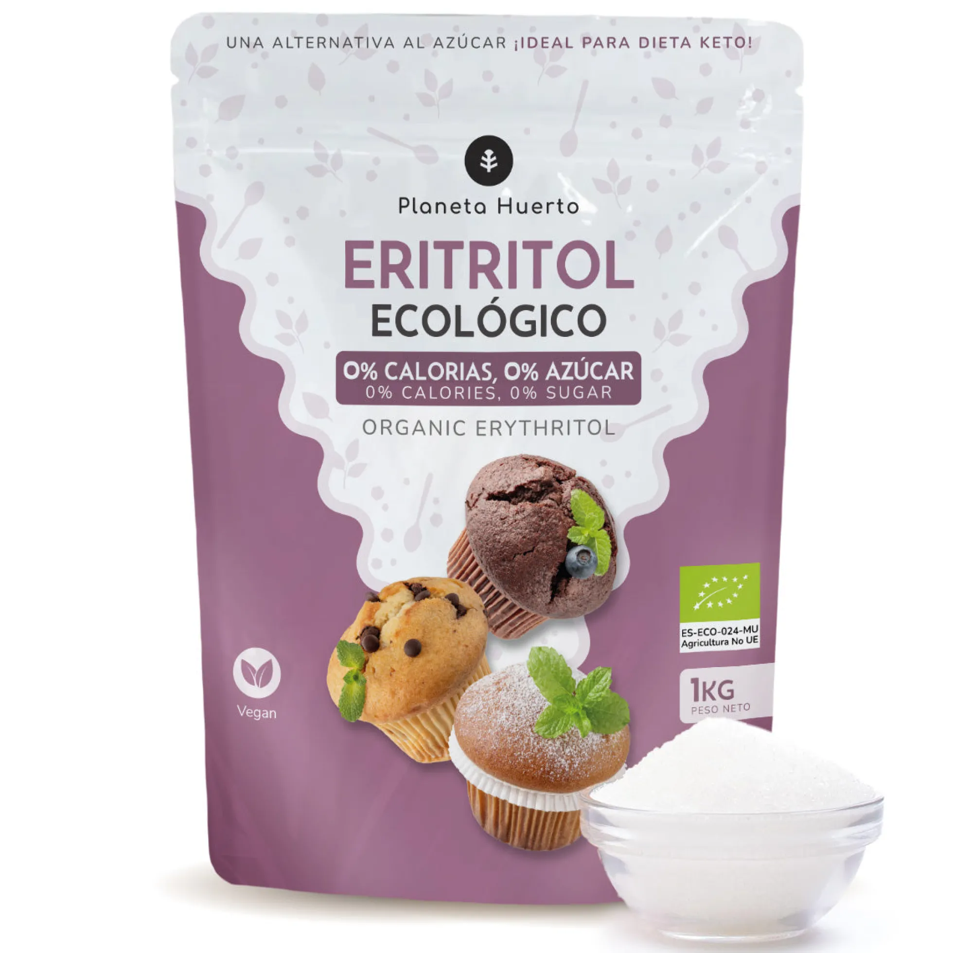 Eritritol ECO Planeta Huerto 1 kg
