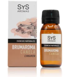 Esencia Hidrosoluble Canela SYS Aromas 50 ml | Aroma Especiado y Oriental | Para Humidificadores y Difusores