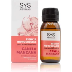 Esencia Hidrosoluble Canela-Manzana SYS Aromas 50 ml | Aroma Dulce y Afrutado | Para Humidificadores y Difusores