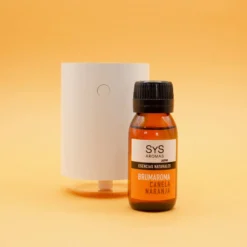 Esencia Hidrosoluble Canela-Naranja SYS Aromas 50 ml | Aroma Cítrico y Especiado | Para Humidificadores y Difusores
