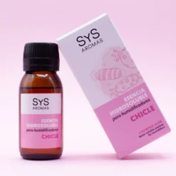 Esencia Hidrosoluble Chicle SYS Aromas 50 ml | Aroma Dulce y Afrutado | Para Humidificadores y Difusores