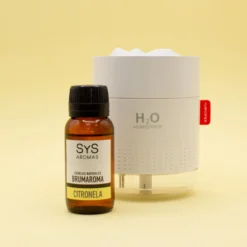 Esencia Hidrosoluble Citronela SYS Aromas 50 ml | Aroma Cítrico y Herbal | Para Humidificadores y Difusores