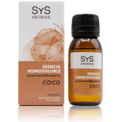 Esencia Hidrosoluble Coco SYS Aromas 50 ml | Aroma Dulce y Afrutado | Para Humidificadores y Difusores