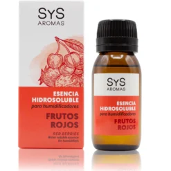 Esencia Hidrosoluble Frutos Rojos SYS Aromas 50 ml | Aroma Afrutado y Dulce | Para Humidificadores y Difusores
