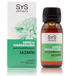 Esencia Hidrosoluble Jazmín SYS Aromas 50 ml | Aroma Floral y Delicado | Para Humidificadores y Difusores