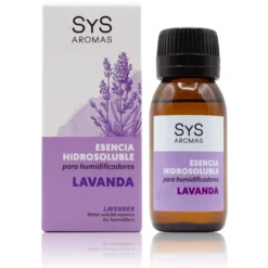 Esencia Hidrosoluble Lavanda SYS Aromas 50 ml | Aroma Floral y Agreste | Para Humidificadores y Difusores