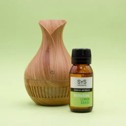 Esencia Hidrosoluble Lemongrass SYS Aromas 50 ml | Aroma Cítrico y Fresco | Para Humidificadores y Difusores