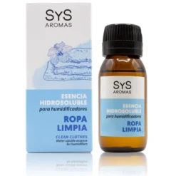 Esencia Hidrosoluble Ropa Limpia SYS Aromas 50 ml | Aroma Fresco y Limpio | Para Humidificadores y Difusores