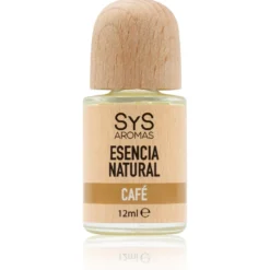 Esencia Natural Café SYS Aromas 12 ml | Aroma Intenso a Café Recién Molido | Para Quemadores y Humidificadores