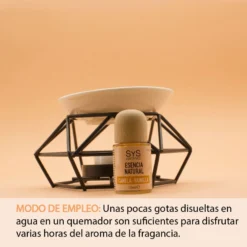 Esencia Natural Canela-Vainilla SYS Aromas 12 ml | Aroma Dulce y Cálido | Para Quemadores y Humidificadores