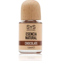 Esencia Natural Chocolate SYS Aromas 12 ml | Aroma Dulce y Tostado | Para Quemadores y Humidificadores