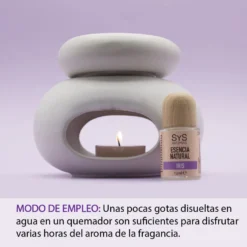 Esencia Natural Iris SYS Aromas 12 ml | Aroma Floral y Dulce | Para Quemadores y Humidificadores