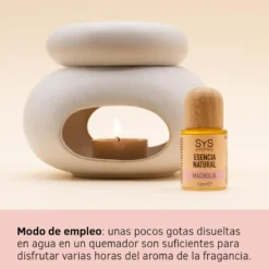 Esencia Natural Magnolia SYS Aromas 12 ml | Aroma Floral y Dulce | Para Quemadores y Humidificadores