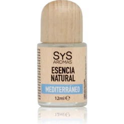 Esencia Natural Mediterráneo SYS Aromas 12 ml | Aroma Fresco y Cítrico | Para Quemadores y Humidificadores