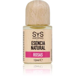 Esencia Natural Rosas SYS Aromas 12 ml | Aroma Floral y Delicado | Para Quemadores y Humidificadores