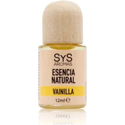 Esencia Natural Vainilla SYS Aromas 12 ml | Aroma Dulce y Caramelizado | Para Quemadores y Humidificadores