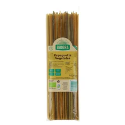Espagueti con verduras Biogra 250 g