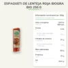 Espagueti de Lenteja Roja Biogra BIO 250 g