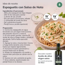 Espagueti de trigo integral ECO Planeta Huerto 500 g