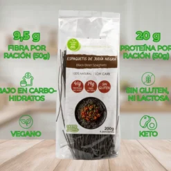 Espaguetis de Judía Negra The Konjac Shop 200g