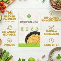 Espaguetis de Konjac y Avena Sin gluten The Konjac Shop 200g