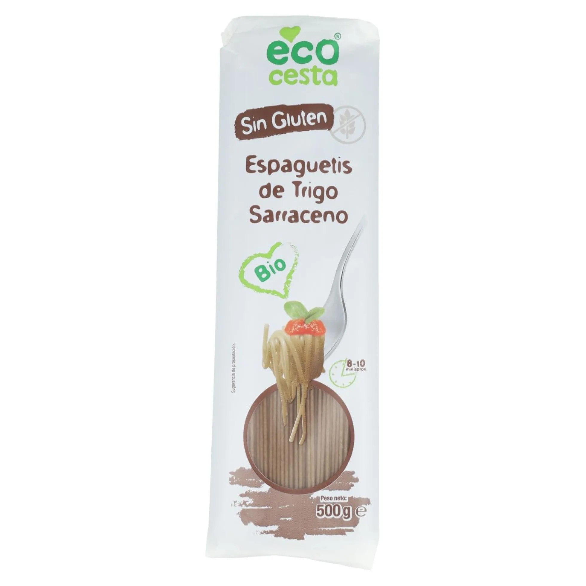 Espaguetis de Trigo Sarraceno sin gluten BIO 500 gr