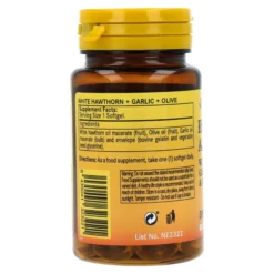Espino Blanco Ajo y Olivo 500 mg Nature Essential 50 Perlas