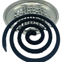 Espiral antimosquitos citronela con soporte metálico 10 ud Roura
