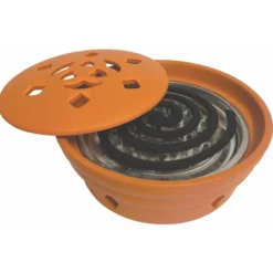 Espiral antimosquitos citronela con soporte terracota 6 ud Roura