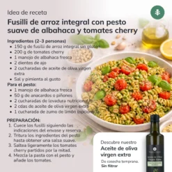 Espirales de arroz integral ECO sin gluten Planeta Huerto 500 g