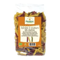 Espirales Tricolor Trigo y Quinoa Priméal 500 g