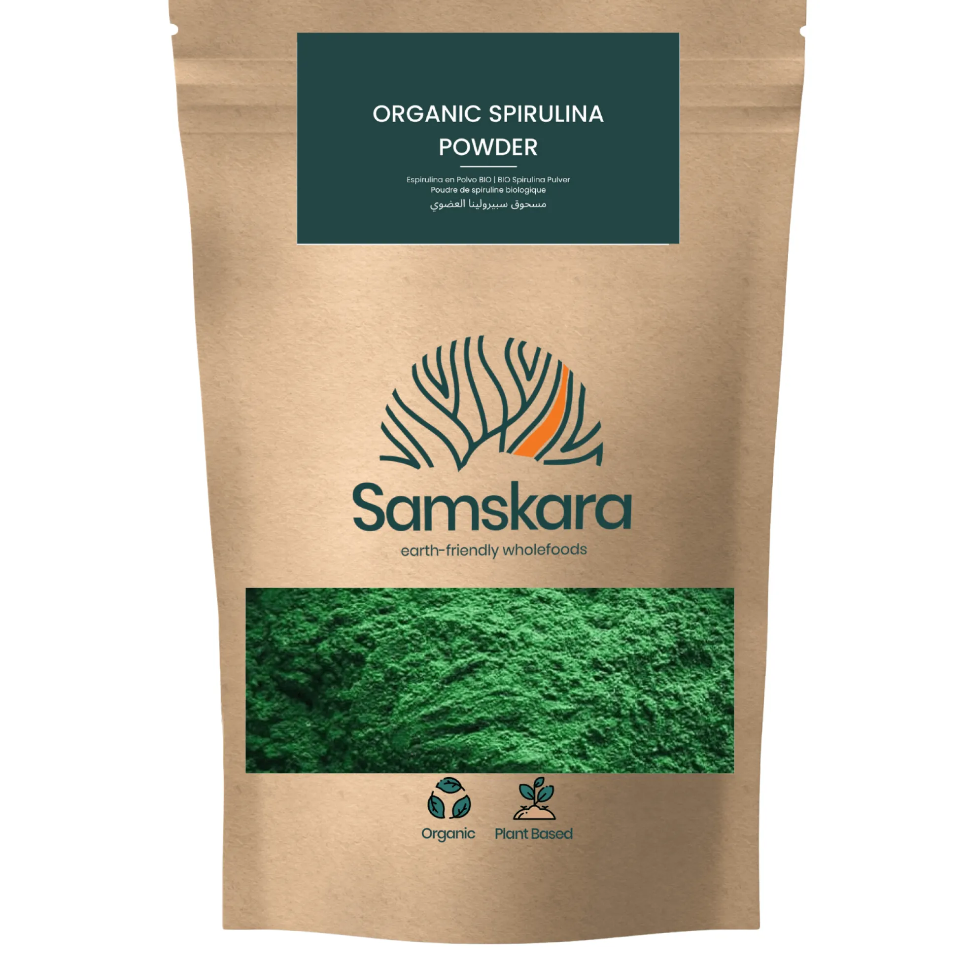 Espirulina En Polvo Bio - 1kg | Superalimento Ecológico Vegano Para Batidos, Smoothies Y Zumos, Sin Azúcares Añadidos