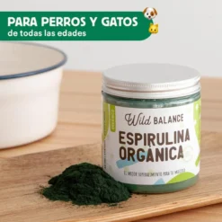 Espirulina Orgánica Suplemento natural para mascotas Wild Balance 100 g