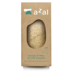 Esponja de Luffa-exfoliante corporal pequeña a granel, aprox. 12 cm. Azal.