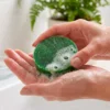 2 Esponjas Jabonosas Varios Usos. Aroma Papaya. Ideal Para Viaje O Gym. Todo Tipo De Piel. Con Extracto De Aloe Vera