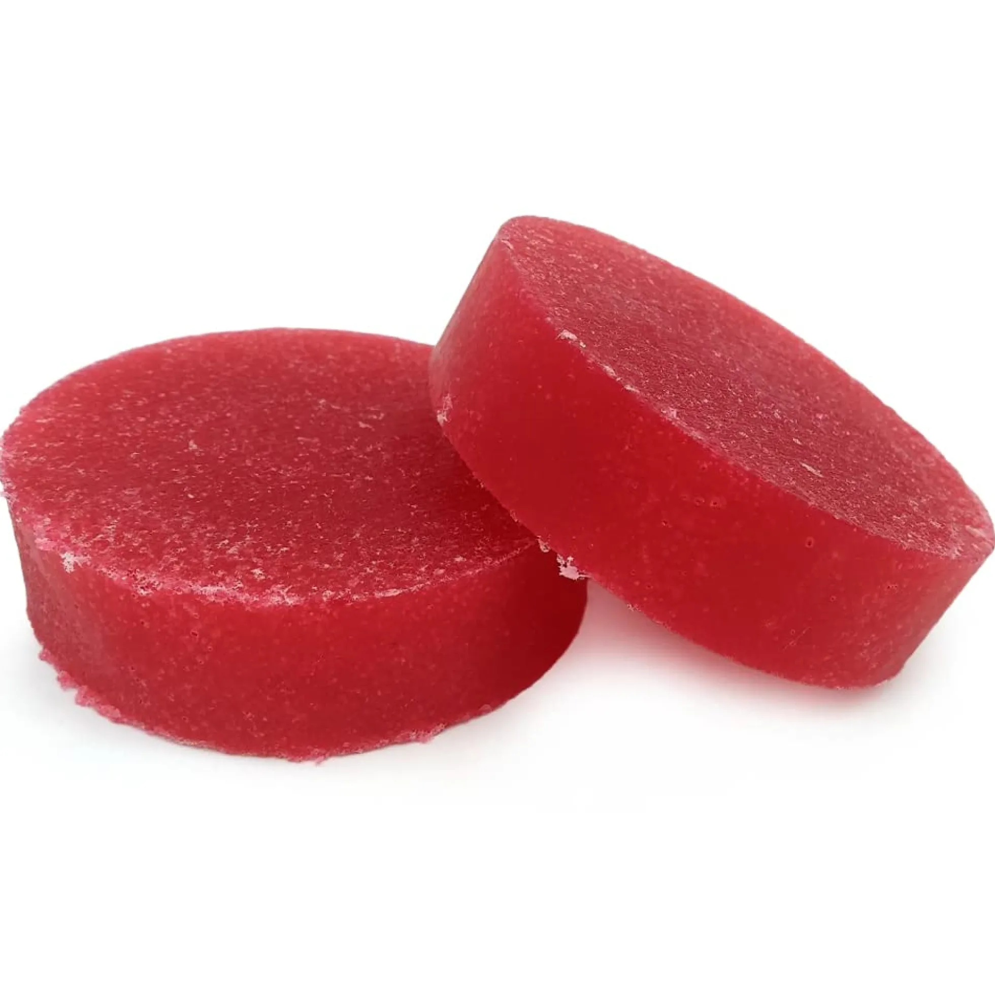 2 Esponjas Jabonosas Varios Usos. Aroma Fresa. Ideal Para Viaje Gym. Todo Tipo De Piel. Con Aceite De Rosa Mosqueta