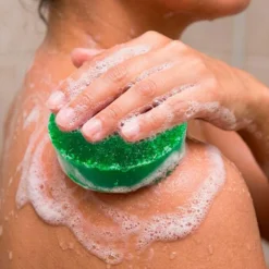 10 Esponjas Jabonosas Varios Usos. Aroma Papaya. Ideal Para Viaje O Gym. Todo Tipo De Piel. Con Extracto De Aloe Vera