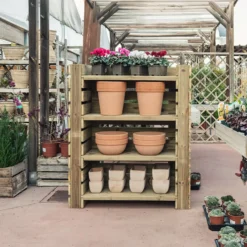 Estantería De Madera Para Plantas Augusta Hortalia