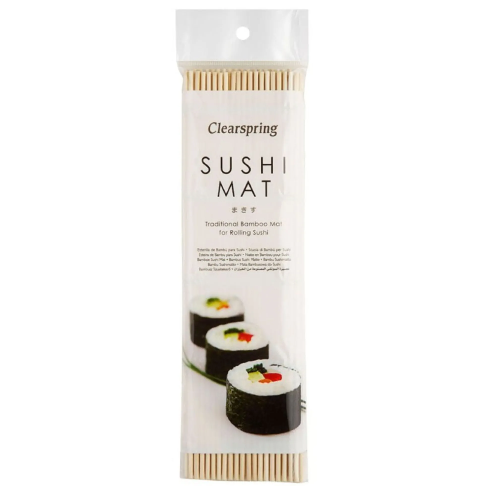 Esterilla de Bambú para preparar Sushi 1/U Clearspring